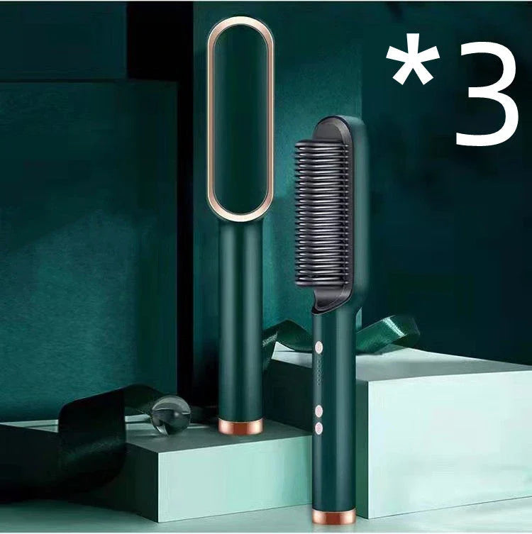 2-in-1 Hair Styler with Tourmaline Ceramic Heating, Intelligent Temperature Control, and Negative Ion Technology