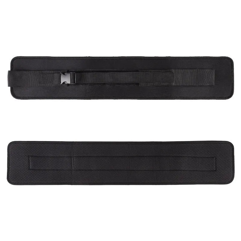 Black or pink weight-bearing hip bridge auxiliary strap fitness belt for lumbar support during dumbbell exercises