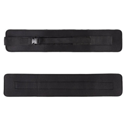 Black or pink weight-bearing hip bridge auxiliary strap fitness belt for lumbar support during dumbbell exercises