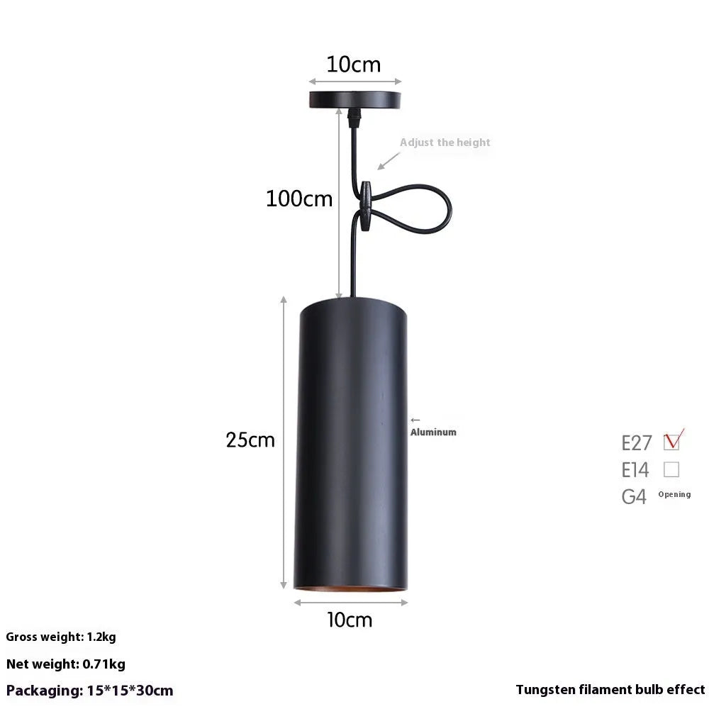 Retro iron art chandelier in matte black finish, showing simple design with clean lines for ceiling mounting.