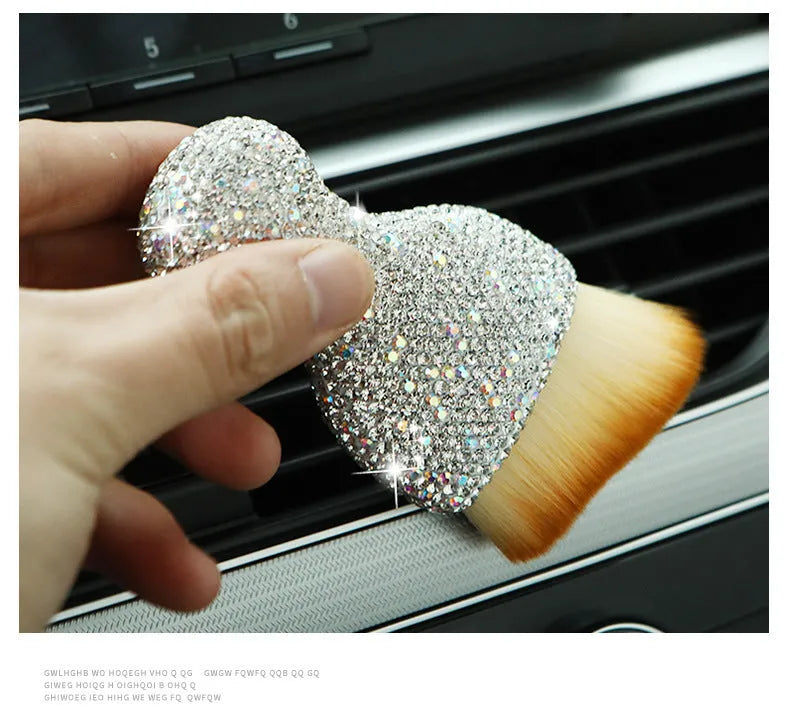 10cm car interior soft brush for dust removal from dashboard vents and seats