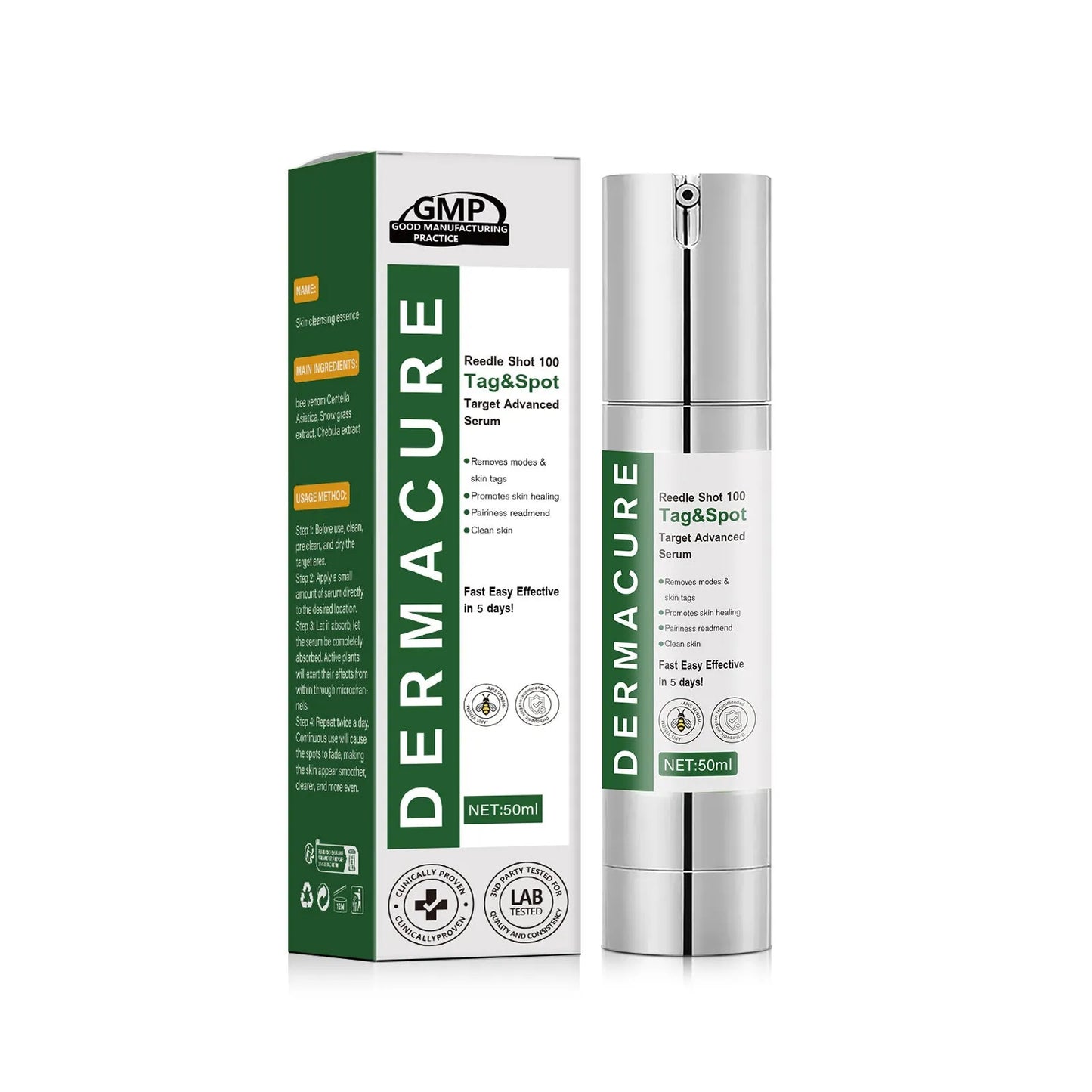 Non-standard gentle skin care solution 50ml bottle for facial cleaning