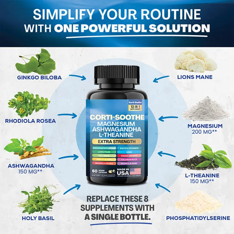 South African Drunken Eggplant Magnesium Supplement Capsules 60 Capsules per Bottle in Bottle Packaging for Magnesium Supplementation Support