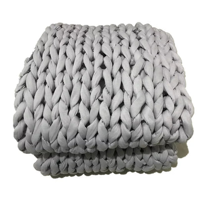 Hand-woven Gravity Weighted Blanket in solid colours for enhanced sleep and relaxation