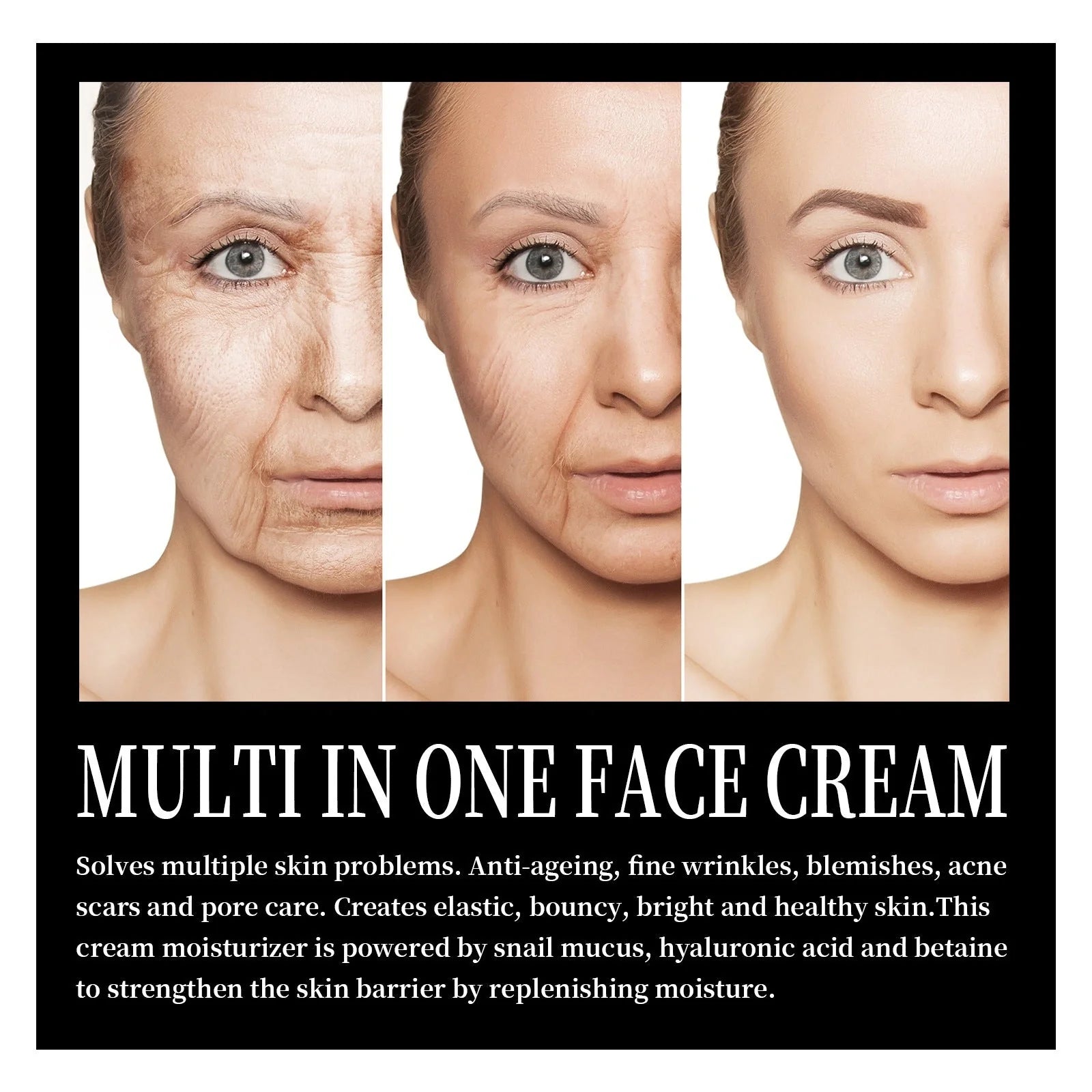 Premium Snail Cream for anti-aging and wrinkle reduction