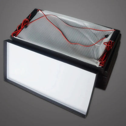 Two plastic LED licence plate lights with 15 beads per bar for truck illumination