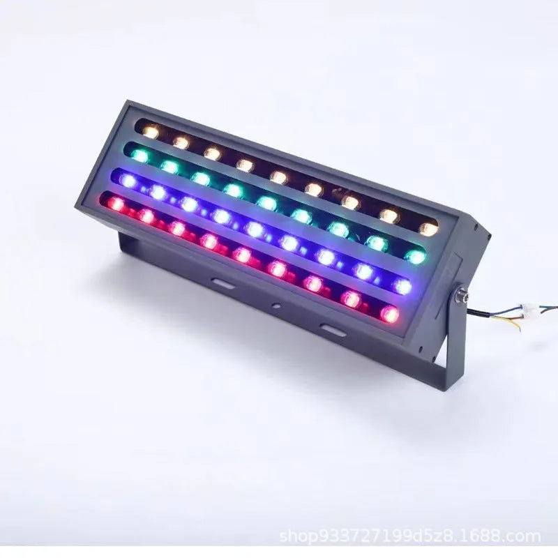 LED rainbow tree lamp with aluminium alloy shell for outdoor RGB colour projection lighting
