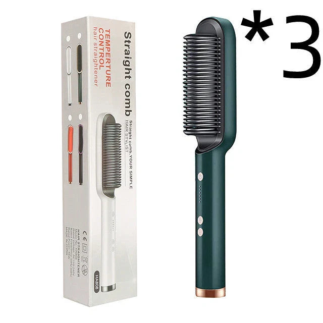 2-in-1 Hair Styler with Tourmaline Ceramic Heating, Intelligent Temperature Control, and Negative Ion Technology