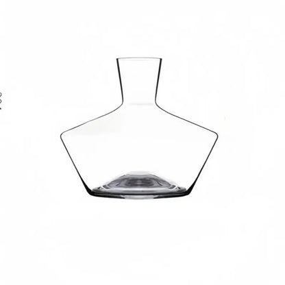 Crystal glass wine decanter with liquor divider for red wine serving