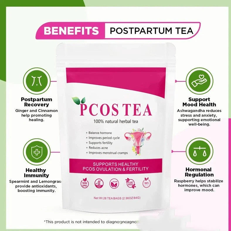 84g Herbal Blend Original PCOS Tea Supplement for women's hormonal health