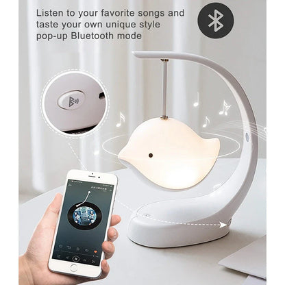 Multifunctional soft glow lamp with adjustable brightness and color settings, designed for soothing baby sleep and stylish home decor