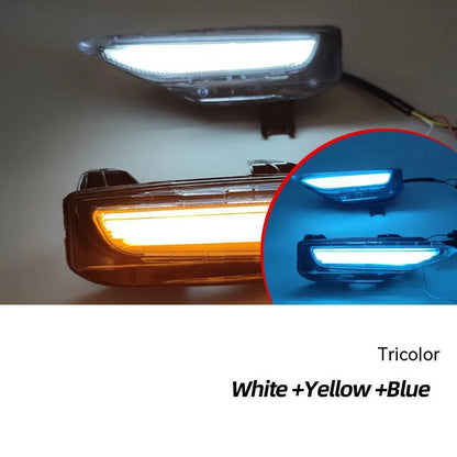 Infiniti Q50 Q70 front bumper LED daytime running lamp with turn signal function