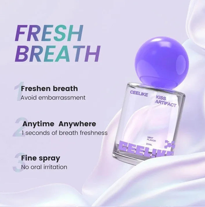 20ml probiotic oral care spray bottle for dental hygiene and breath freshening