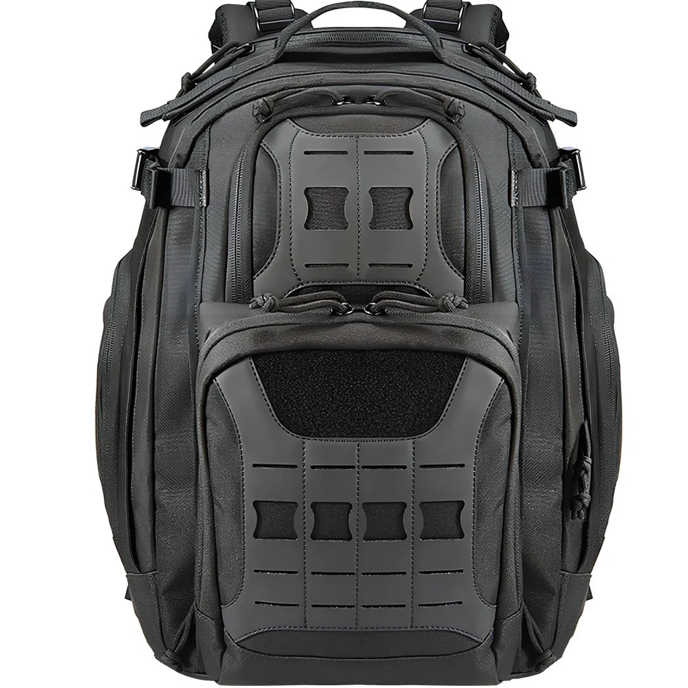 45L camouflage tactical backpack with multiple compartments for mountain climbing gear