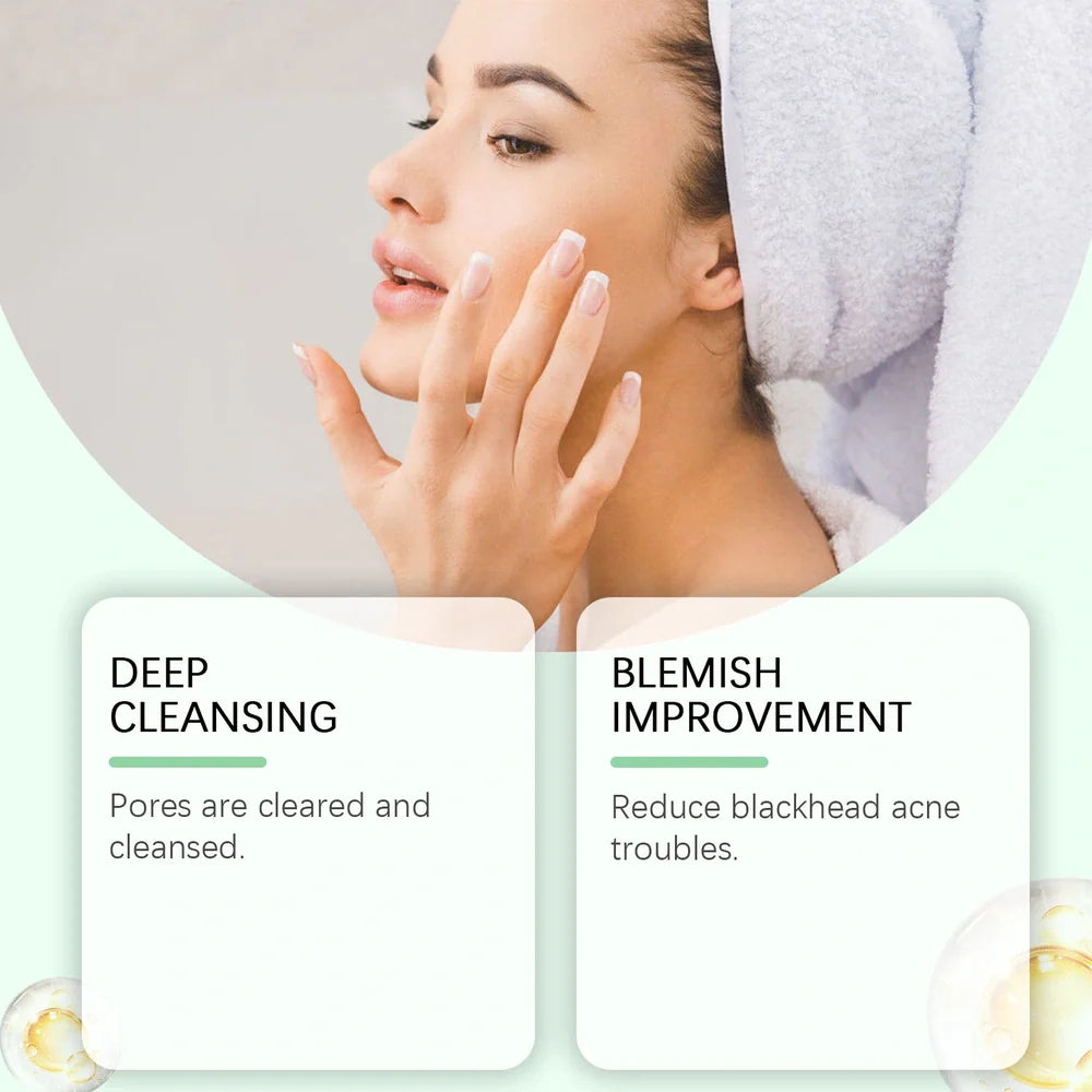 55g pore cleaning mud mask with bentonite clay and moxa leaf extract for acne treatment