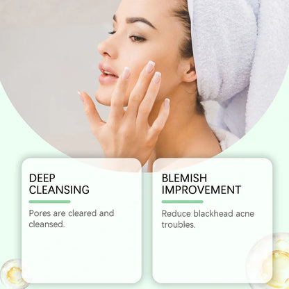 55g pore cleaning mud mask with bentonite clay and moxa leaf extract for acne treatment