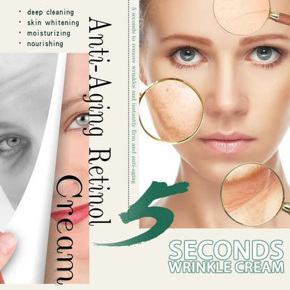 30g anti-ageing anti-wrinkle face cream jar with hydrating formula