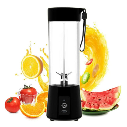 Portable electric juicer with stainless steel blade in various colors