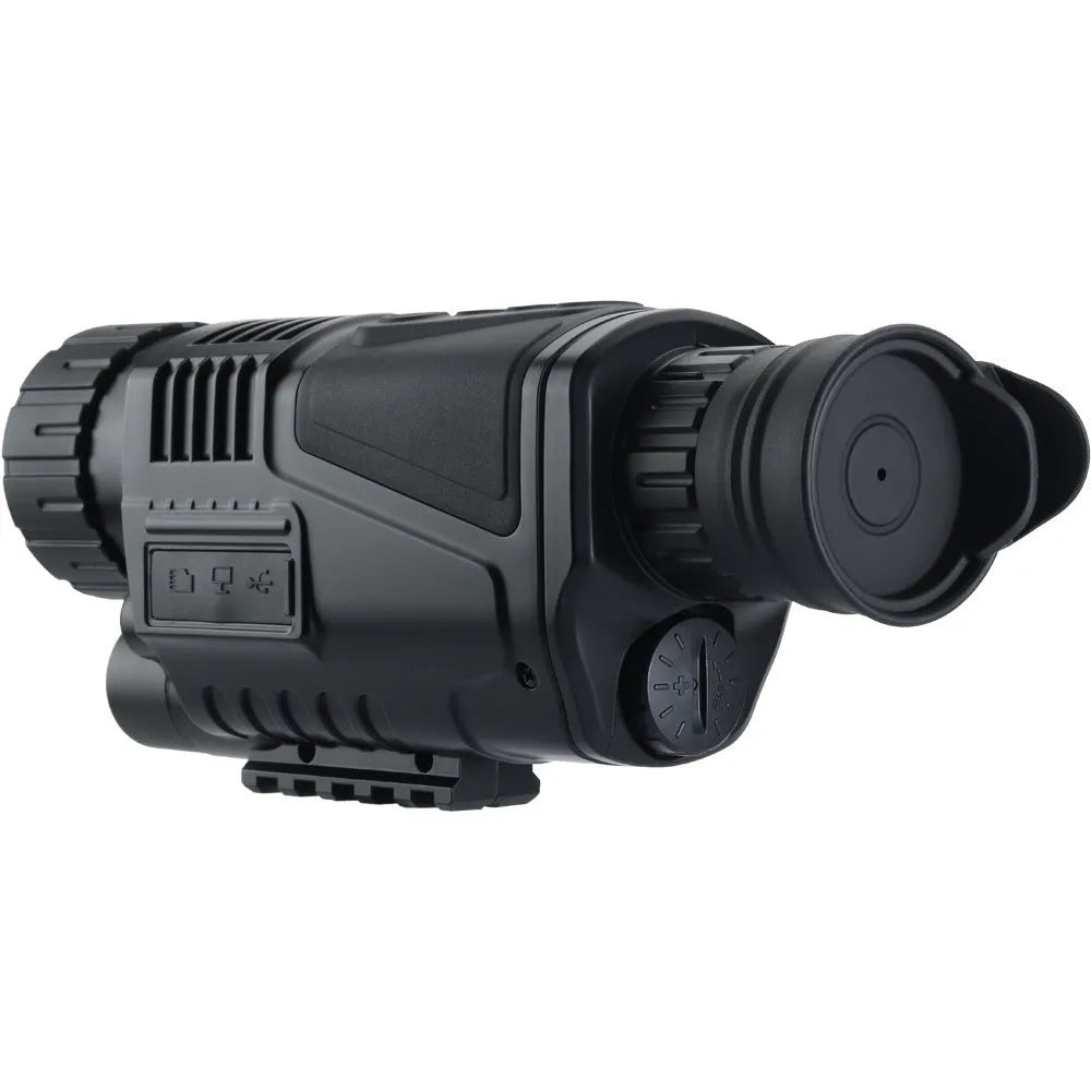 Infrared digital night vision telescope with rubber-coated body and 40mm lens for outdoor use