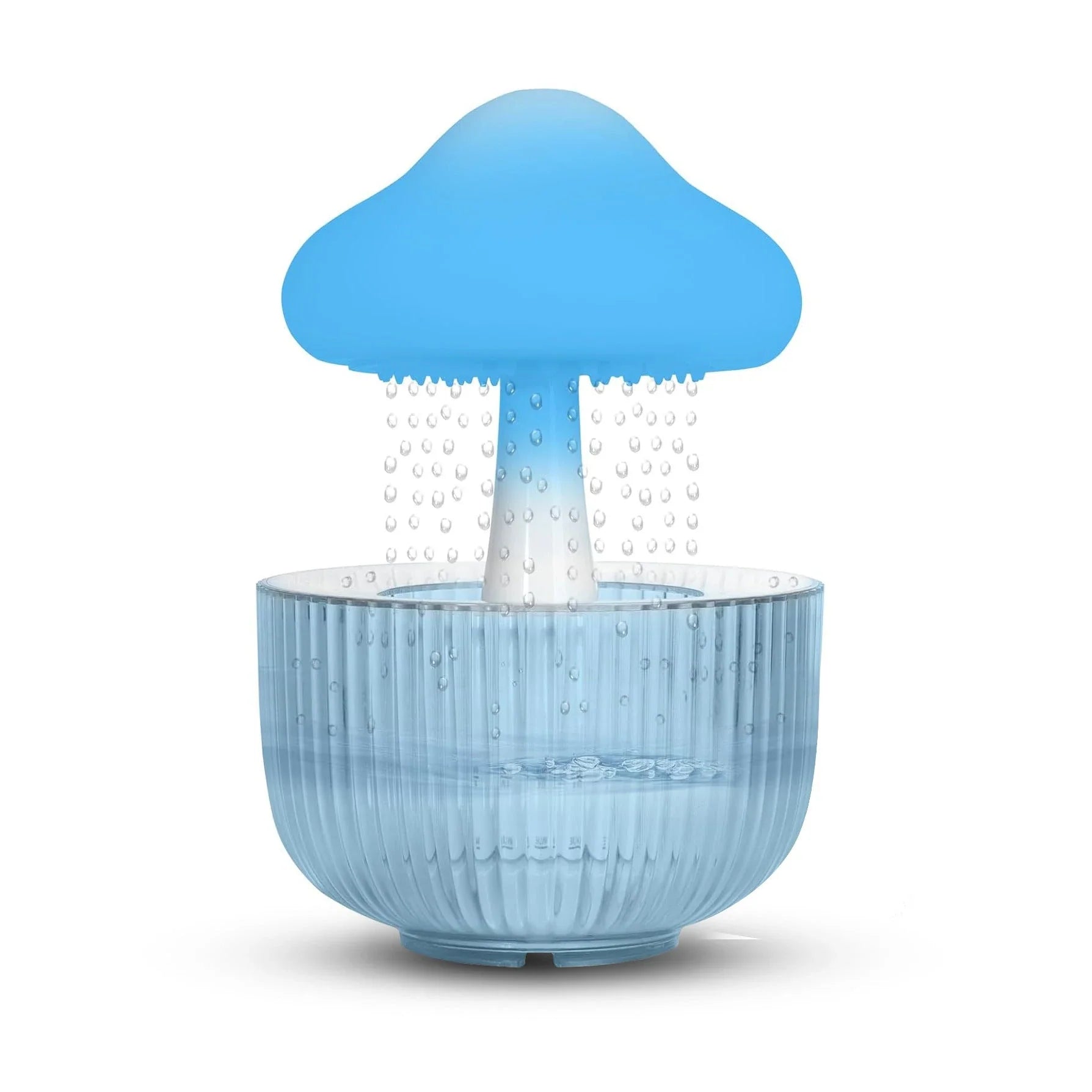 Cozy Raindrop Humidifier with Mesmerizing Lights, Ultrasonic Atomization, Seven-color Ambient Lighting, and Aroma Diffuser for Home Decor