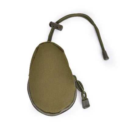 Outdoor multifunctional key bag with telescopic rope in Oxford cloth, 13cm by 8cm