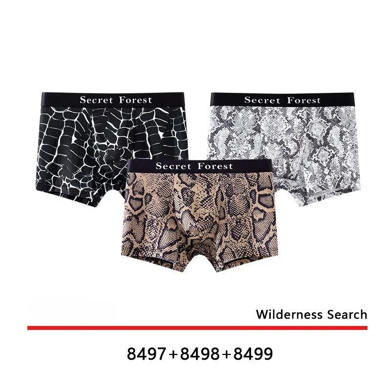 Men's loose fit polyester boxer shorts in black colour showing mid-waist design
