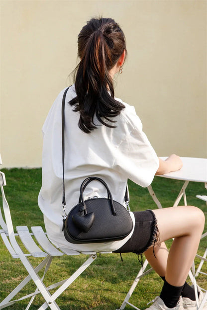 2024 Women's Luxury Designer Heart Crossbody Bag in genuine leather