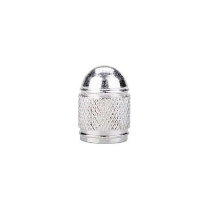Aluminium alloy bicycle tyre valve cap in a selection of colours for Schrader valves.