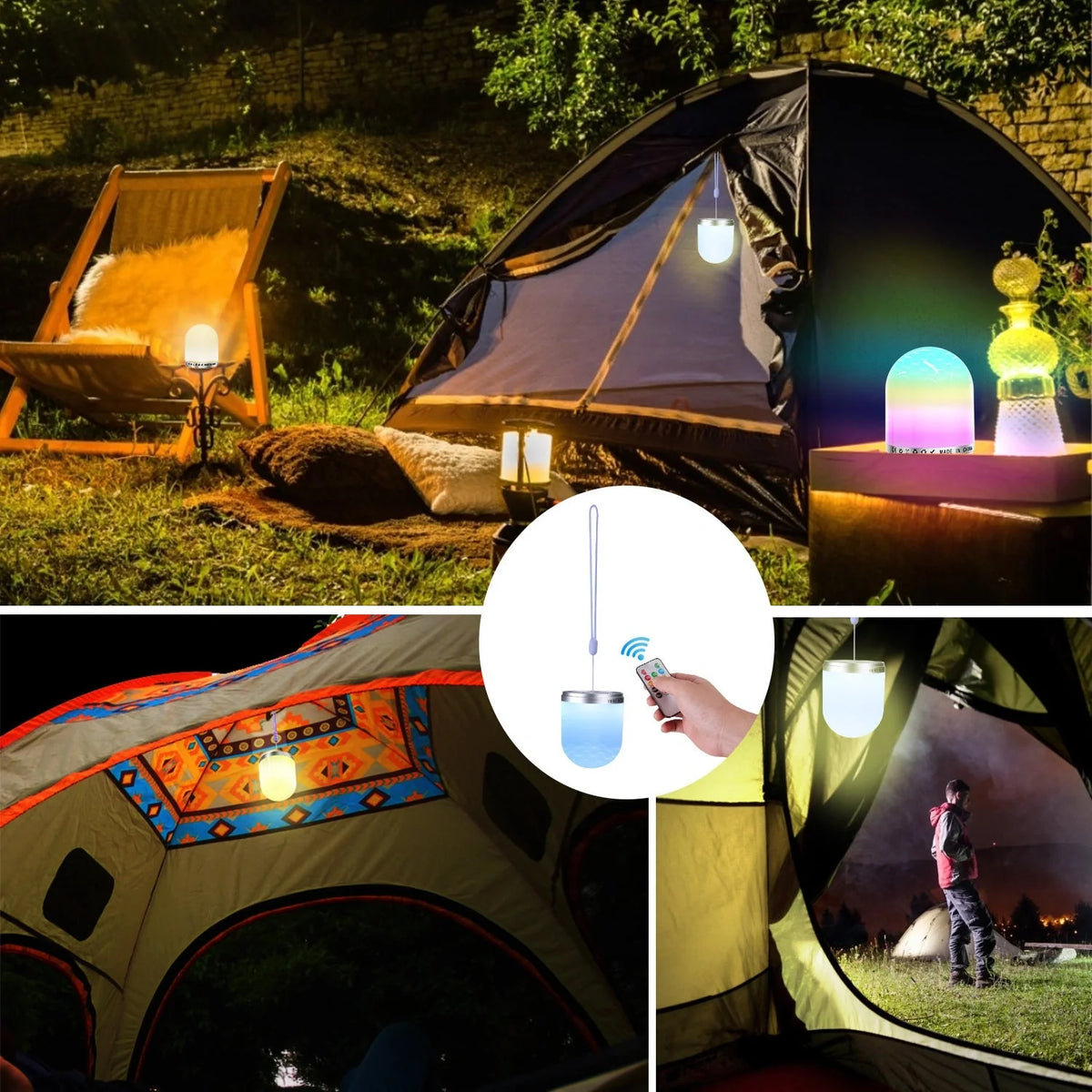 Remote Control RGB Night Light with colour changing LED and USB power option