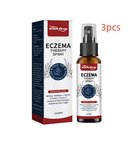 30ml skin itching repair moss care spray bottle with Kraft packaging for universal skin type application