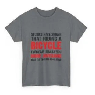 Grey women's cotton short sleeve T-shirt with a printed pattern.