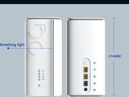 4G CPE wireless router with wired to wireless three network conversion, 51×30×5mm dimensions
