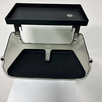 Tesla Model 3 and Y ETC storage box in Black mounted under vehicle touchscreen