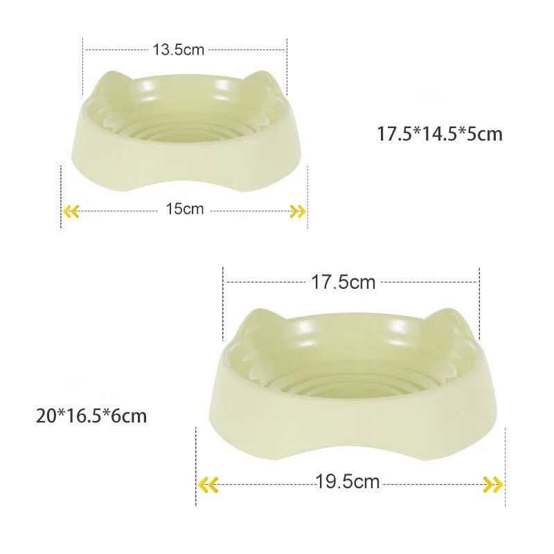 Blue ceramic dog slow feeder bowl with raised internal maze pattern for large breed dogs on a wooden floor.
