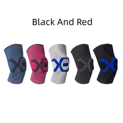 Men's silicone knee pads for running and cycling protection in multiple colour options