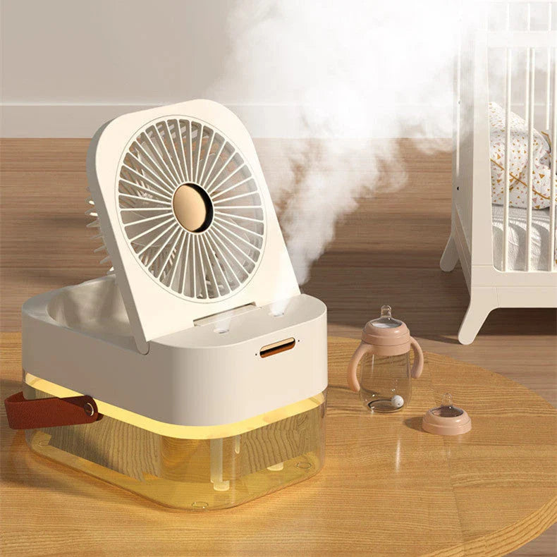 Versatile 3-in-1 Portable Air Cooler, Humidifier, and Fan with Remote Control for Refreshing and Comfortable Home or Office Environment