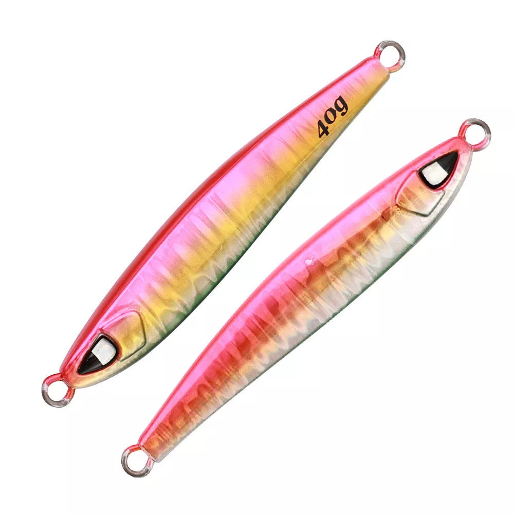 Sea Fishing Long Shot Iron Bait in various colours and weights