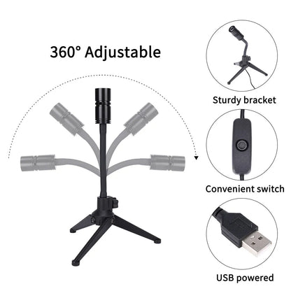 White ABS star projector lamp with adjustable hose, projecting an image of the earth onto a wall.