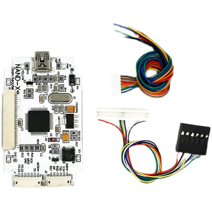 Xbox 360 NAND-X chip installation tool kit with three pieces and USB connector