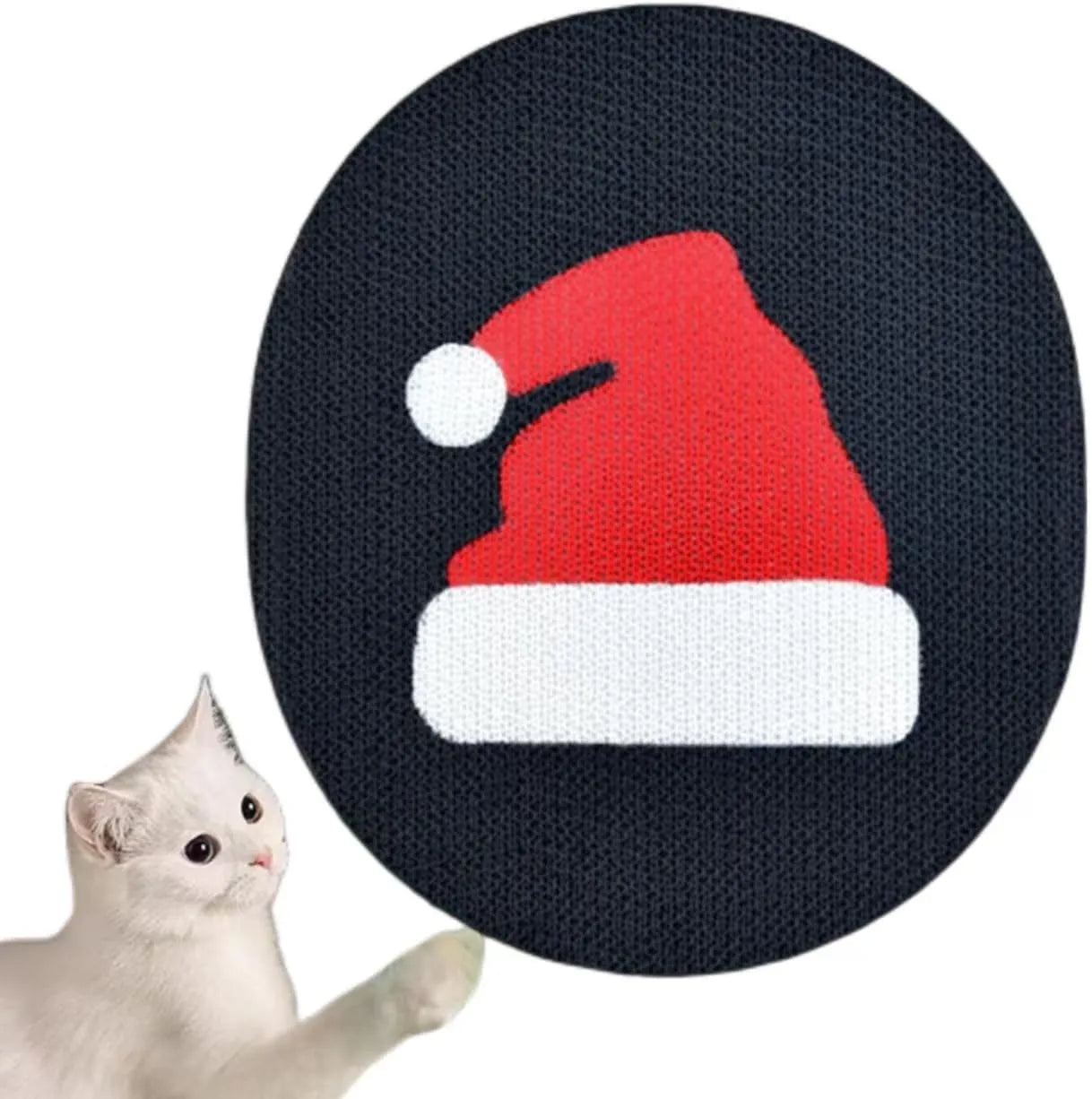Wall mounted cat scratching board measuring 35x44 cm with corrugated cardboard surface