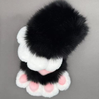 Colourful animal claw cosplay gloves in free size with nylon material and 11 colour options