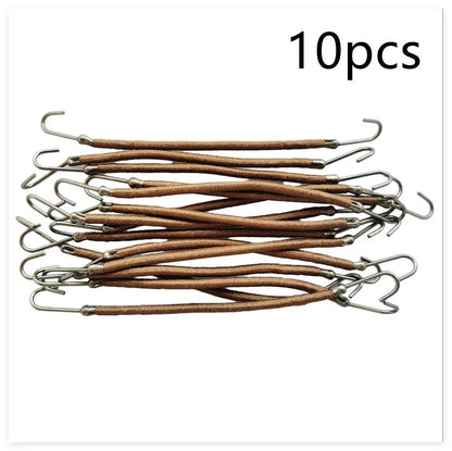 Double hook hair styling tool for wigs in solid colour weave design