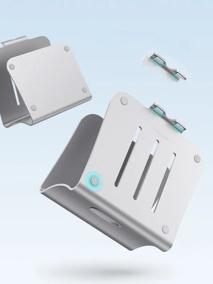 High heat dissipation bracket for notebook in grey with rotary design and 4.07mm aluminium alloy