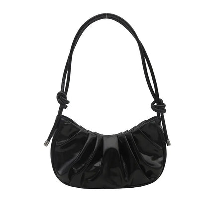 Korean style casual messenger bag in horizontal square shape with sandwich pocket exterior in selected colour