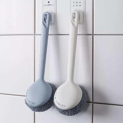 Nano Cleaning Scrubber Set in white and blue for kitchen decontamination