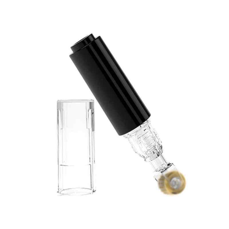 3-in-1 Lip and Beard Care Roller with serum applicator in black, white, and pink