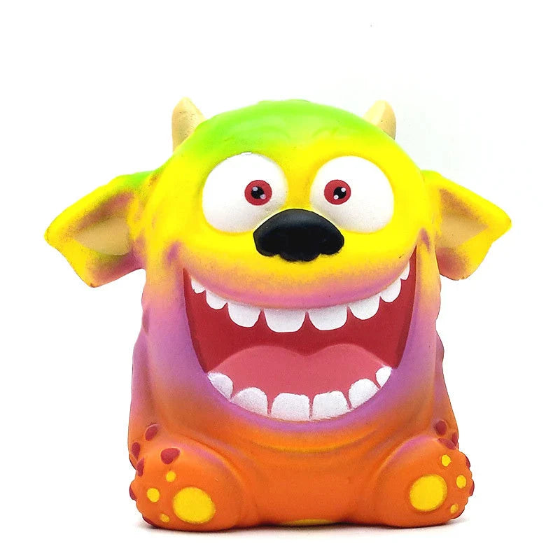 Chocolate-filled biscuit-shaped toy with a playful and unique design