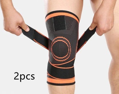 Durable and flexible sports knee pads with adjustable straps for comfortable, safe workouts