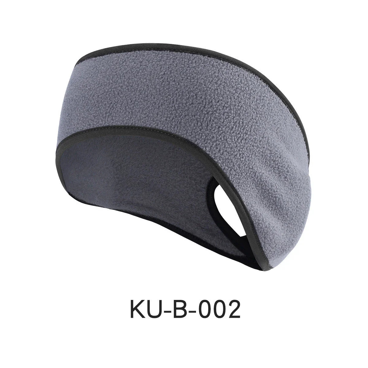 Thermal fleece sports headband with contoured design for full ear coverage, available in multiple colors