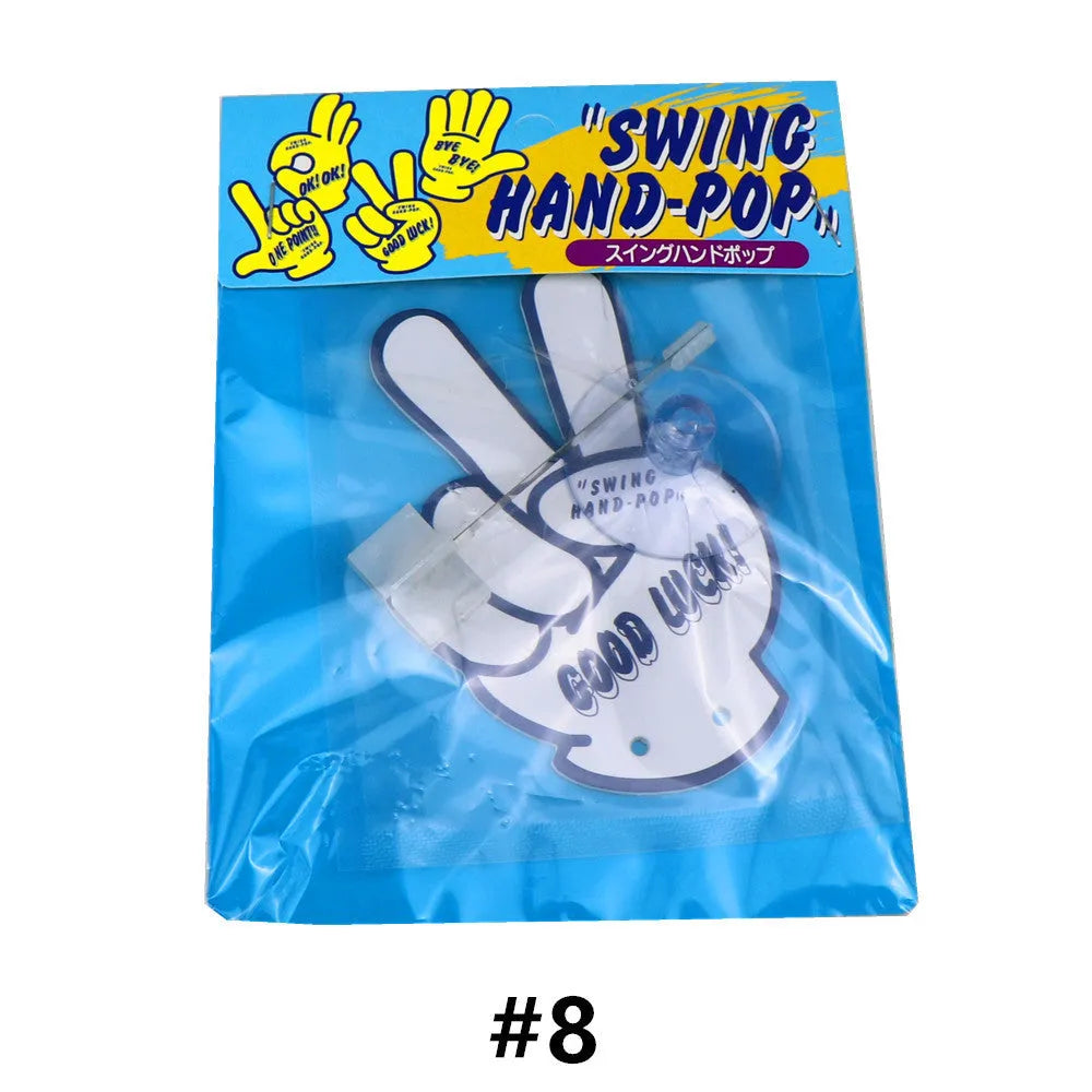 Swing hand cartoon aromatherapy pendant with jasmine green tea fragrance in multiple colour options